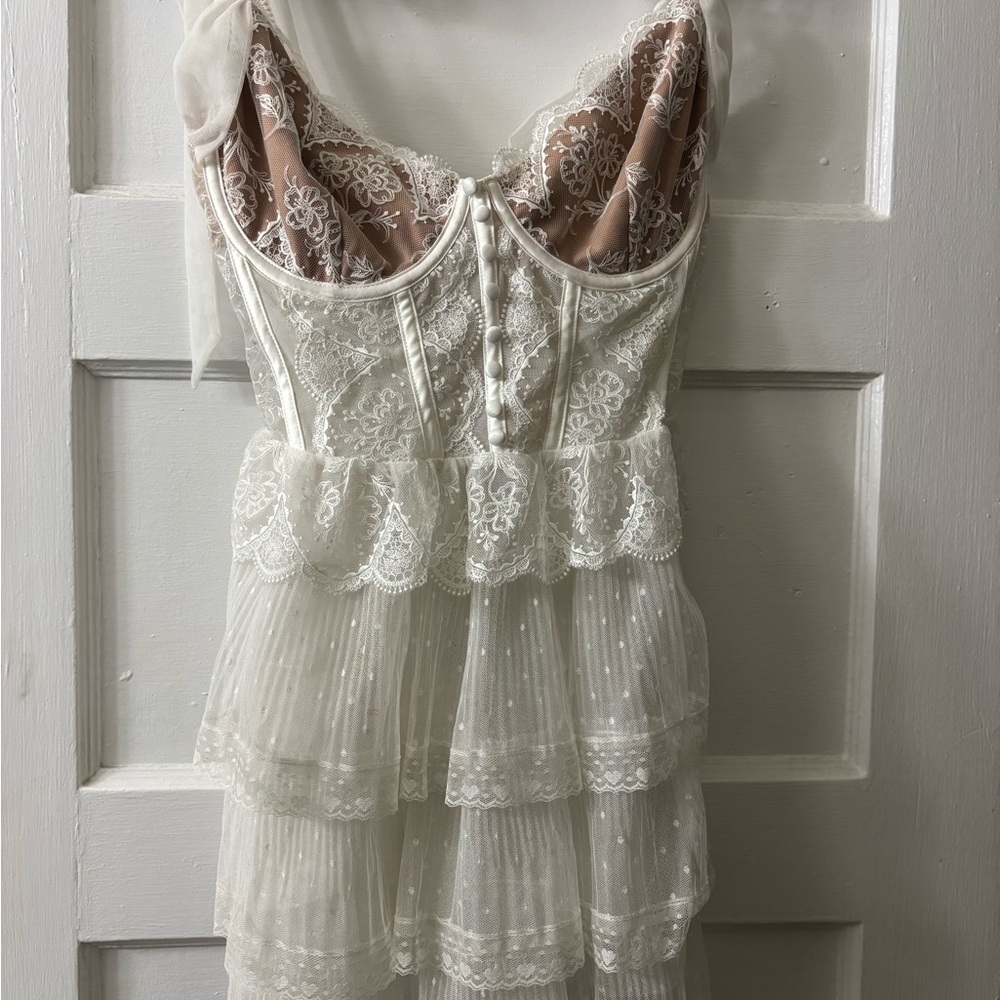 For Love and Lemons Lace Tiered Dress